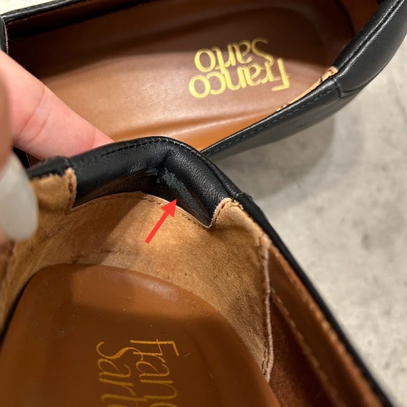 NEW Franco Sarto Carlina Leather Loafer - Picture 7 of 8